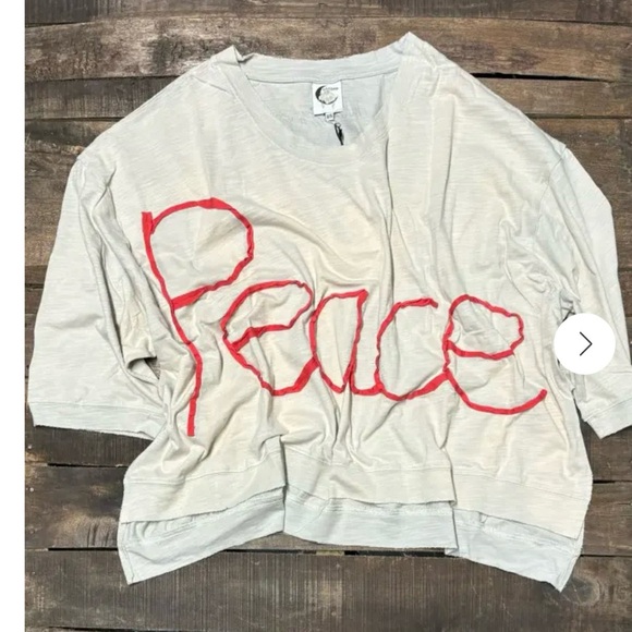 Jaded Gypsy Dandelion Dreams Peace Top worn once - Picture 1 of 9